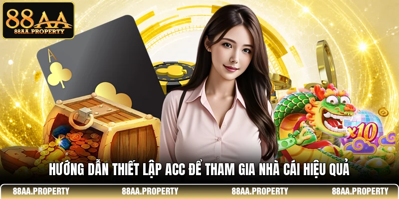 Hướng dẫn thiết lập acc để tham gia nhà cái hiệu quả