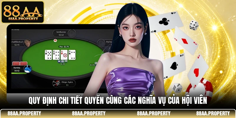 Quy định chi tiết quyền cùng các nghĩa vụ của hội viên